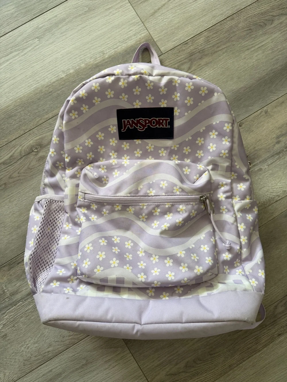 JanSport Lilac Daisy Print Backpack